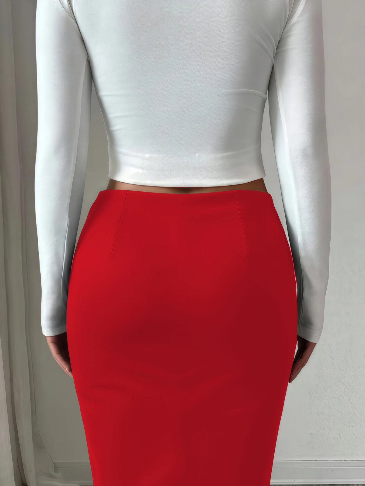 Half-long dress for women