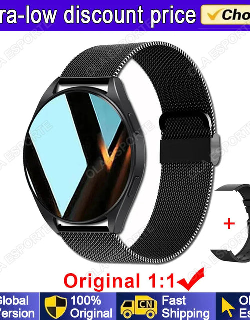 Load image into Gallery viewer, 2024 New Bluetooth Call Smart Watch 6 Pro Heart Rate Custom Dials Sport Men Woman Smarthwhatch Health Monitor Smartwatch for Man
