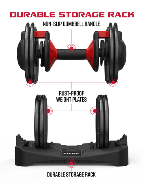 Load image into Gallery viewer, Smartbell, 25Lbs. Quick-Select 9 in 1 Adjustable Dumbbell for Home Gym, 5-25Lbs. Weight in 2.5Lbs Increments
