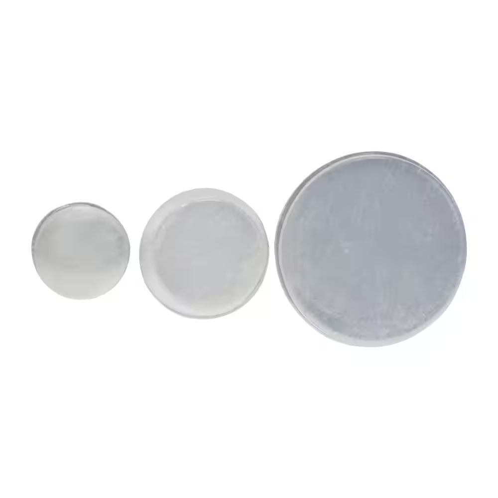 Clear Soft Rubber like Plastic Self-Adhesive Assorted round Bumpers (36-Pack)