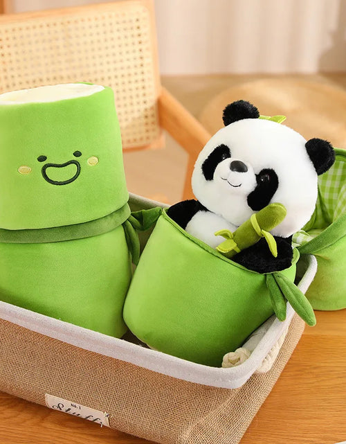 Load image into Gallery viewer, Kawaii Bamboo Panda Doll Plush Dolls Toy Soft Stuffed Plush Plushie Pillow Toys for Girls Girlfriend Chidren Gifts Halloween
