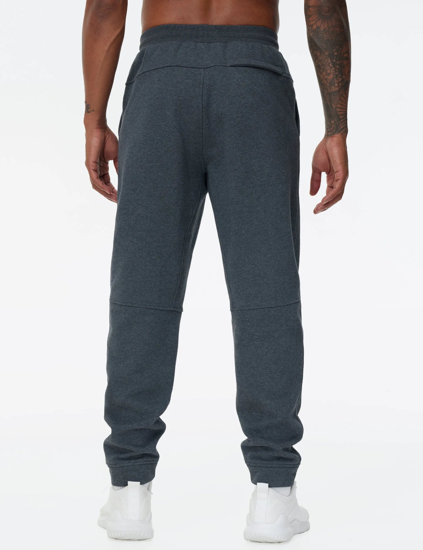 THE GYM PEOPLE Men's Fleece Workout Sweatpants Drawstring Tapered Running Lounge Jogger Pants with Pockets