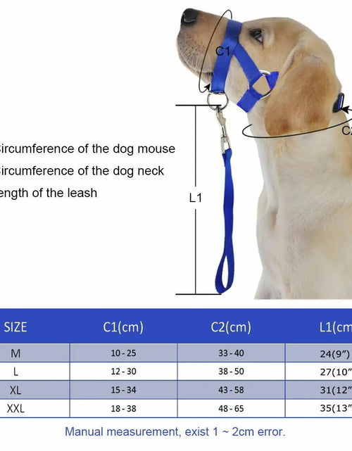 Load image into Gallery viewer, Creative Dog Halter Halti Training Head Collar Gentle Leader Harness Nylon Breakaway All Seasons Usefull Harnesses Lead hot
