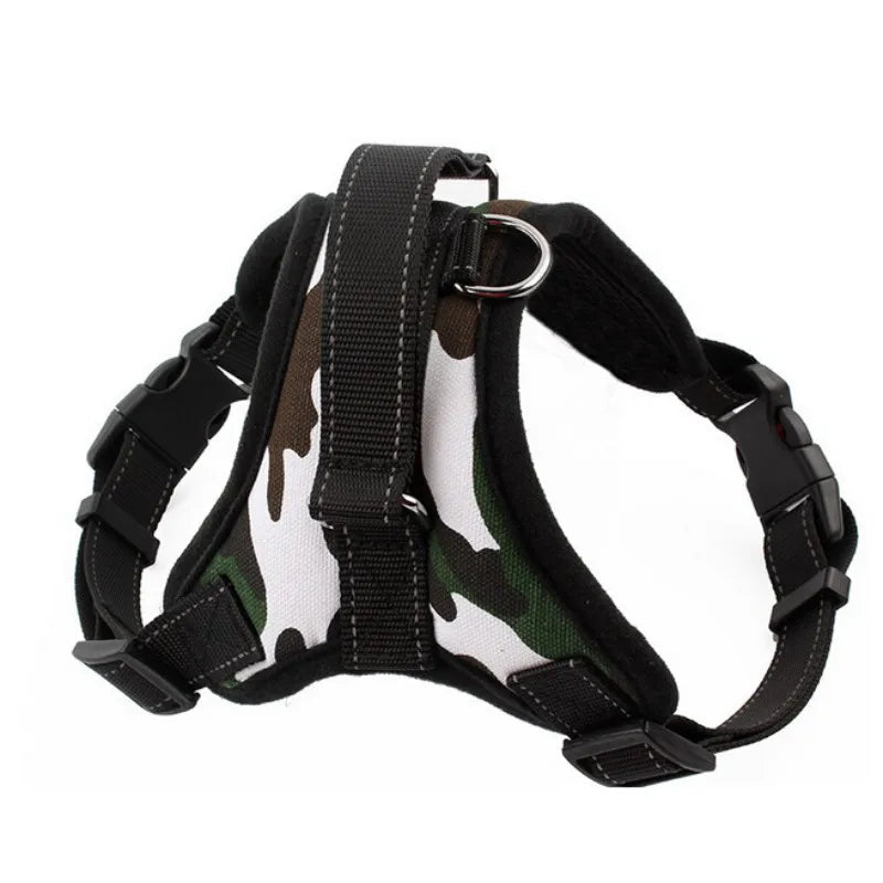 Dog Harness Vest Pet Collar No Pull Leash Cat Quick Release Adjustable Padded Big Large Small Vest Husky Dog Supplies Y1