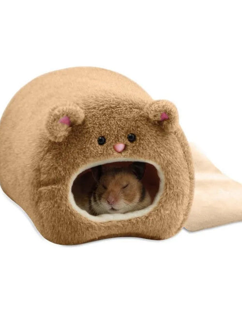 Load image into Gallery viewer, Hamster Soft Warm Bed Rat Hammock Pig Squirrel Winter Pet Toy Hamster Cage House Hanging Nest+Mat House Bed Animal Mice Rat Nest
