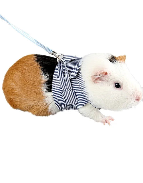 Load image into Gallery viewer, S/L Small Pets Chest Strap Hamster Outdoor Traction Rope Adjustable Harness Leash Vest for Rabbit Hedgehog Chinchilla Guinea Pig
