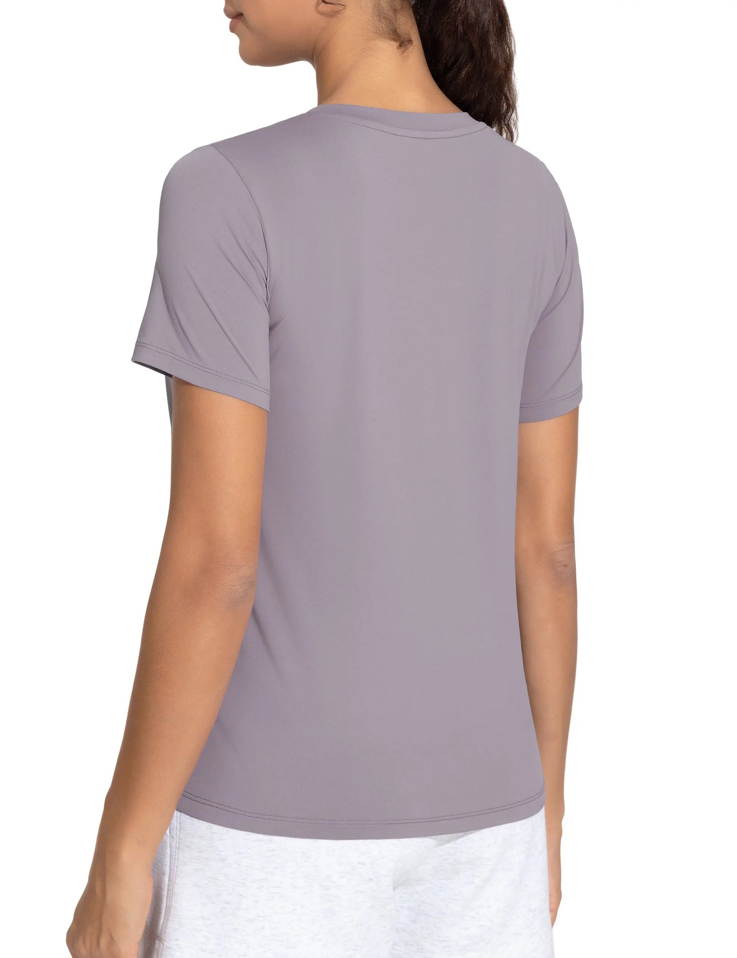 THE GYM PEOPLE Women's Breathable Workout Shirts V-Neck Short sleeve Stretchy Basic Athletic Tops | for yoga, running and casual