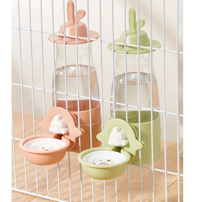 Rabbits Water Dispenser Rabbits Feeding Watering Rabbits Automatic Feeder Water