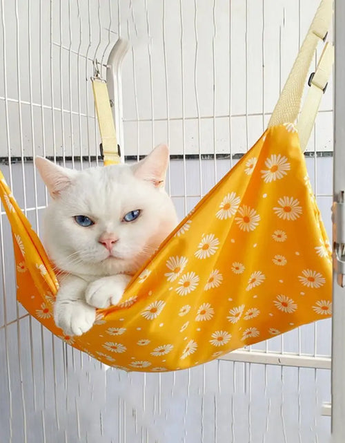 Load image into Gallery viewer, Cartoon Cat Hammock Bed Breathable Wear Resistant Cat Swinging Nest Soft with Hanging Hook Pet Cage Hammock
