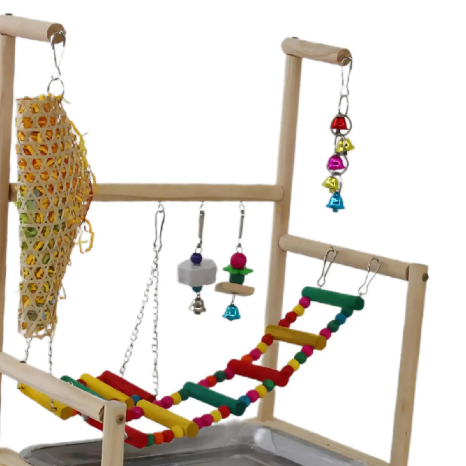 Bird Playground Ladder Bird Activity for Finch Budgie Hummingbird Parakeet