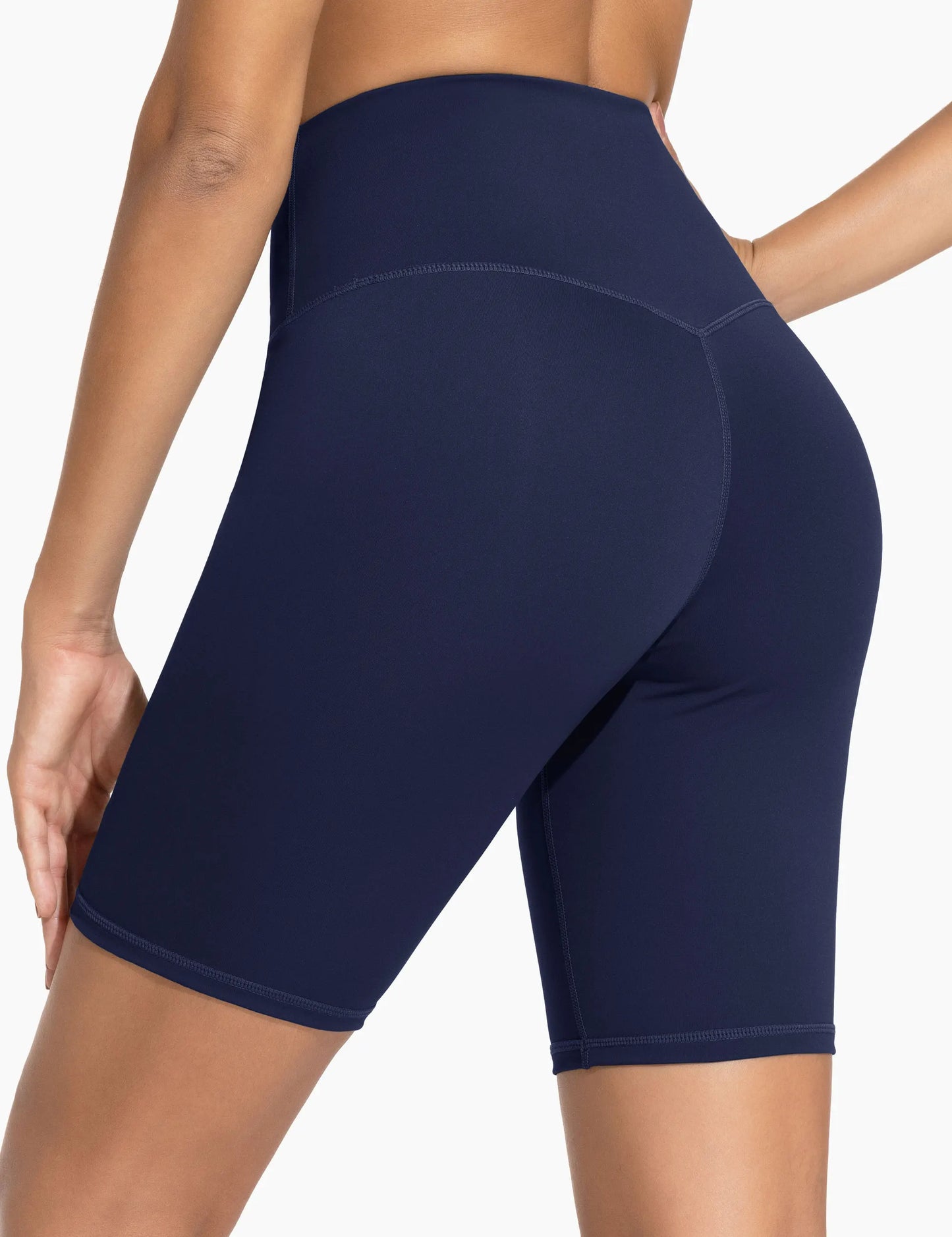 THE GYM PEOPLE High Waist Tummy Control Compression Shorts for Women Yoga Workout Athletic Running Fitness Shorts