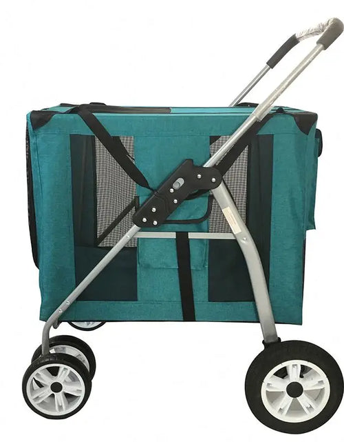 Load image into Gallery viewer, Big Dog Carrier Pet Stroller Dog Transport Outdoor Doggy Travel
