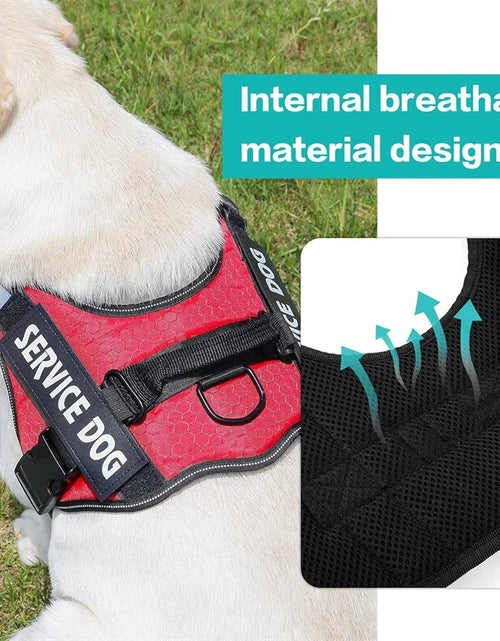 Load image into Gallery viewer, Service Dog Harness,No Pull,Easy On And Off,3M Reflective Breathable,Easy-Adjust Pet Halters,Suitable For Small Medium Large Dog
