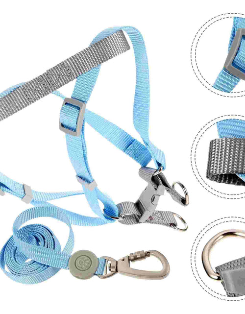 Load image into Gallery viewer, Adjustable Dog Harness Service Vest Leash Puppy Set Large for Dogs Polyester Collars Small
