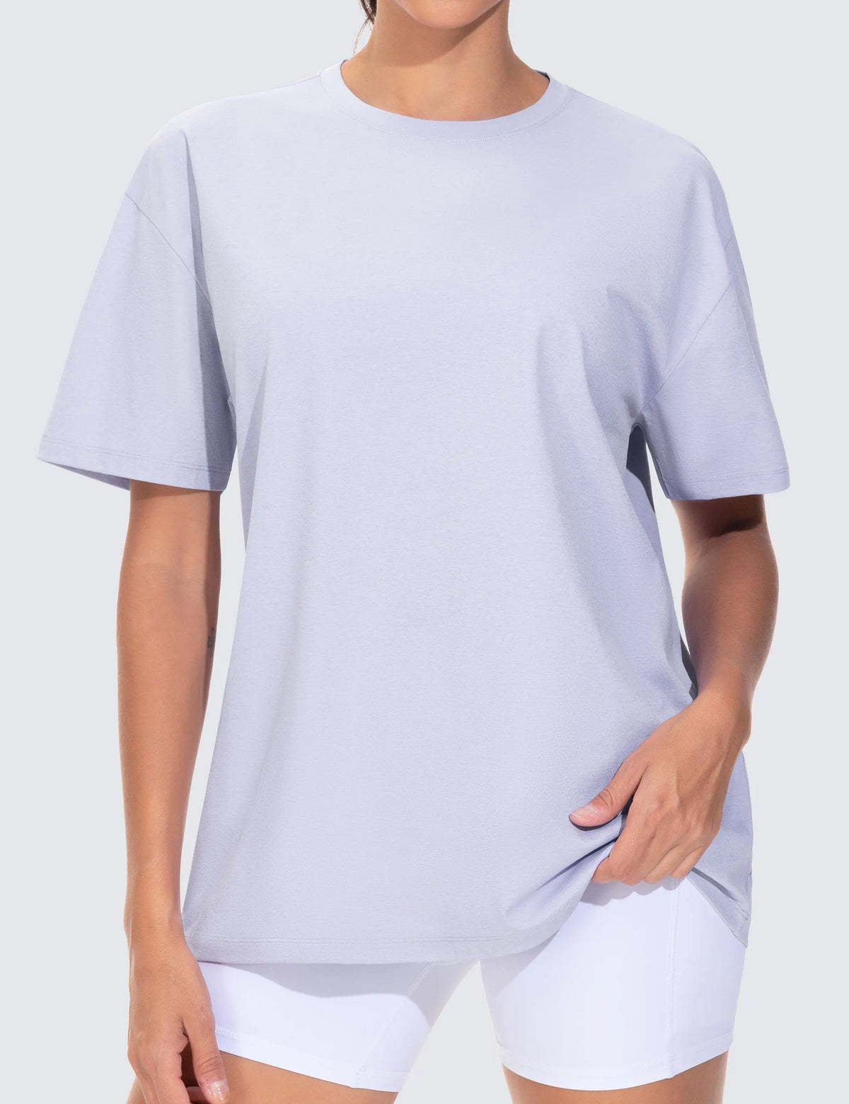 THE GYM PEOPLE Women's Oversized T Shirts Summer Casual Short Sleeve Tops Crewneck Loose Workout Basic Tees
