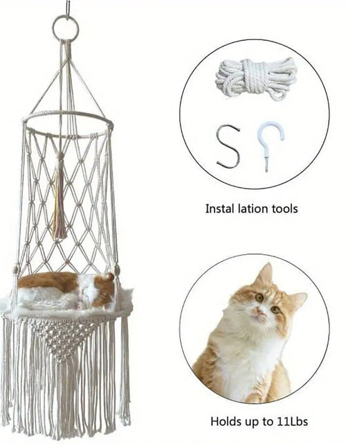 Load image into Gallery viewer, Beds Cats Hammock Window Balcon Hanging Things Furniture Bed Hammocks Accessories Pets Pet Products House Kitten Summer Hammack
