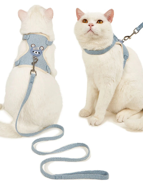 Load image into Gallery viewer, Cute Dog Strap Leash Small Pet Cat Bunny Collar Chest Strap Dog Rope Maltese Chihuahua Puppy Leash Ultra Small Pet Harness New
