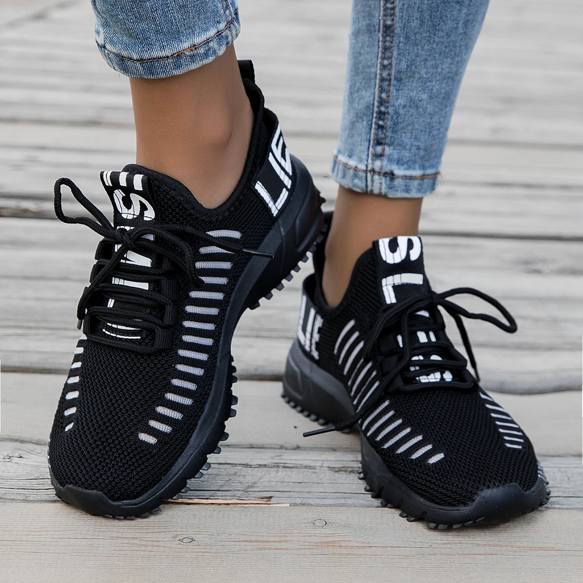 Woman Shoes, Women Sneakers Casual Running Shoes, Fashion Sneakers, Soft Sole Shoes for Woman Daily Commute Sports Outdoor Training