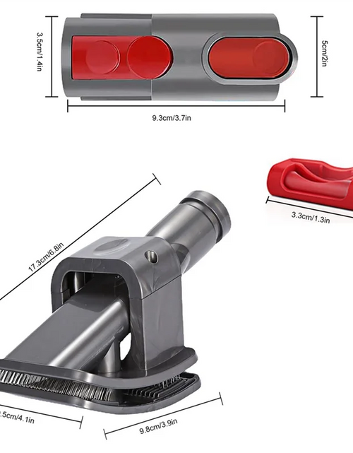 Load image into Gallery viewer, Groom Tool Dog Pet Brush Vacuum Attachment for Dyson V10 V11 V12 V15 V8 V7 with Quick Release Converter Adapter
