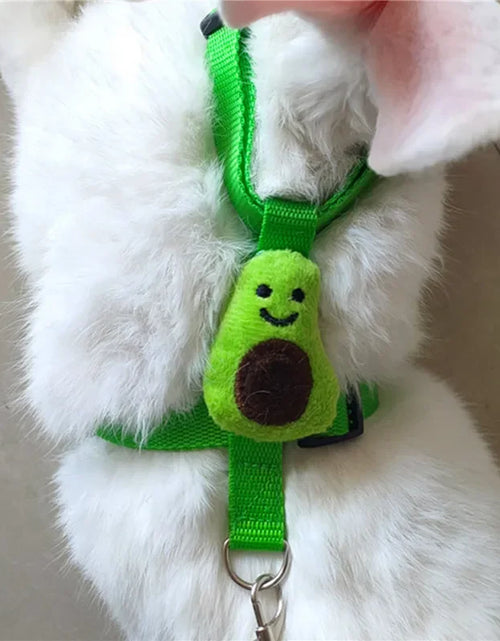 Load image into Gallery viewer, Hamster Rabbit Small Pets Chest Strap Outdoor Traction Rope Adjustable Harness Leash Vest  Rabbit Hedgehog Guinea Pig
