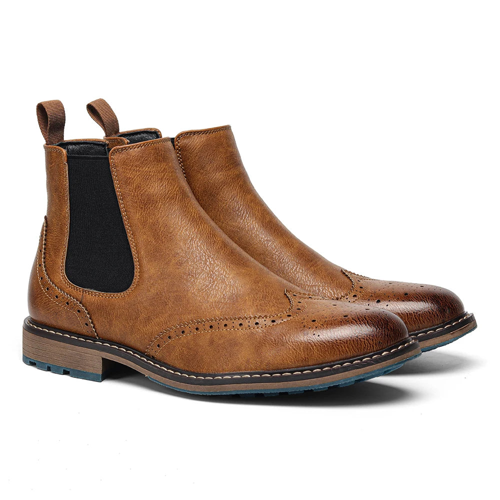 Size 8~13 Men Boots Fashion Brand Comfortable Ankle Boots For Men