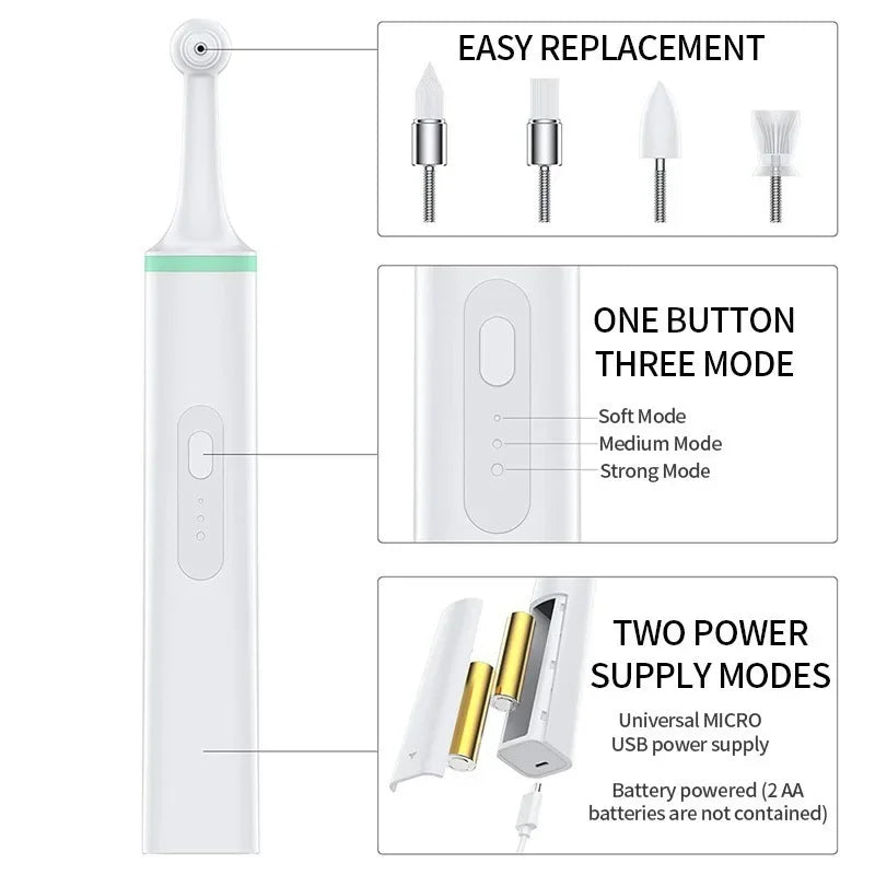 Dog Tartar Cleaner Rechargeable Pet Electric Toothbrush Professional Teeth Polisher Cat Grooming Tools Oral Hygiene Device