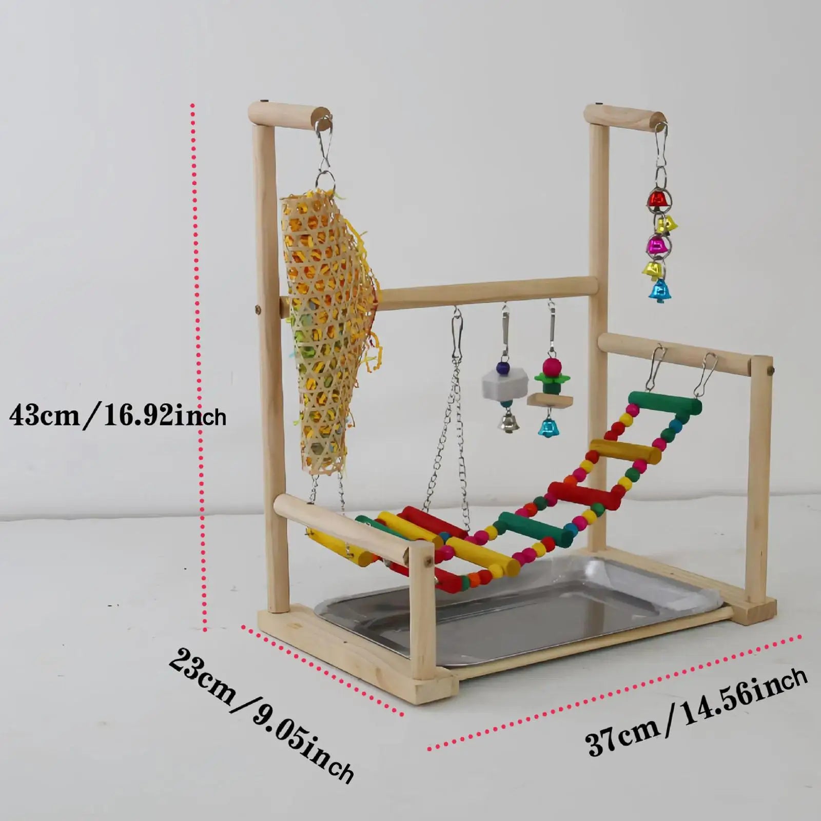 Bird Playground Ladder Bird Activity for Finch Budgie Hummingbird Parakeet