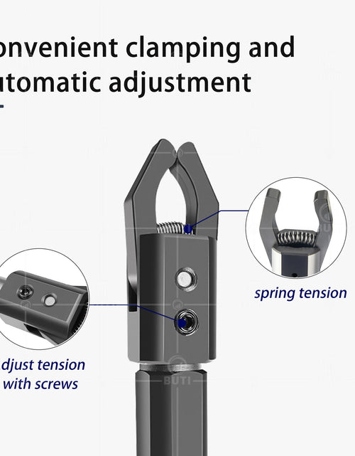 Load image into Gallery viewer, CNC Lathe Tools Automatic Round Handle Square Handle Feeder 16/20/25/32 Puller High Precision Alloy Hardened Version Ten Springs
