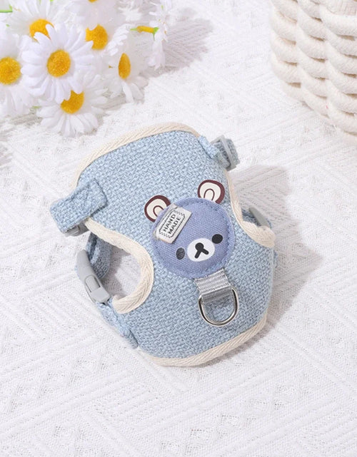 Load image into Gallery viewer, Cute Dog Strap Leash Small Pet Cat Bunny Collar Chest Strap Dog Rope Maltese Chihuahua Puppy Leash Ultra Small Pet Harness New
