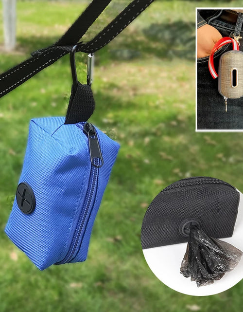 Load image into Gallery viewer, Dog Poop Bag Carrier Portable Pet Waste Bag Dispenser Outdoor Walking Dog Garbage Holder Dispenser Cleaning Supplies
