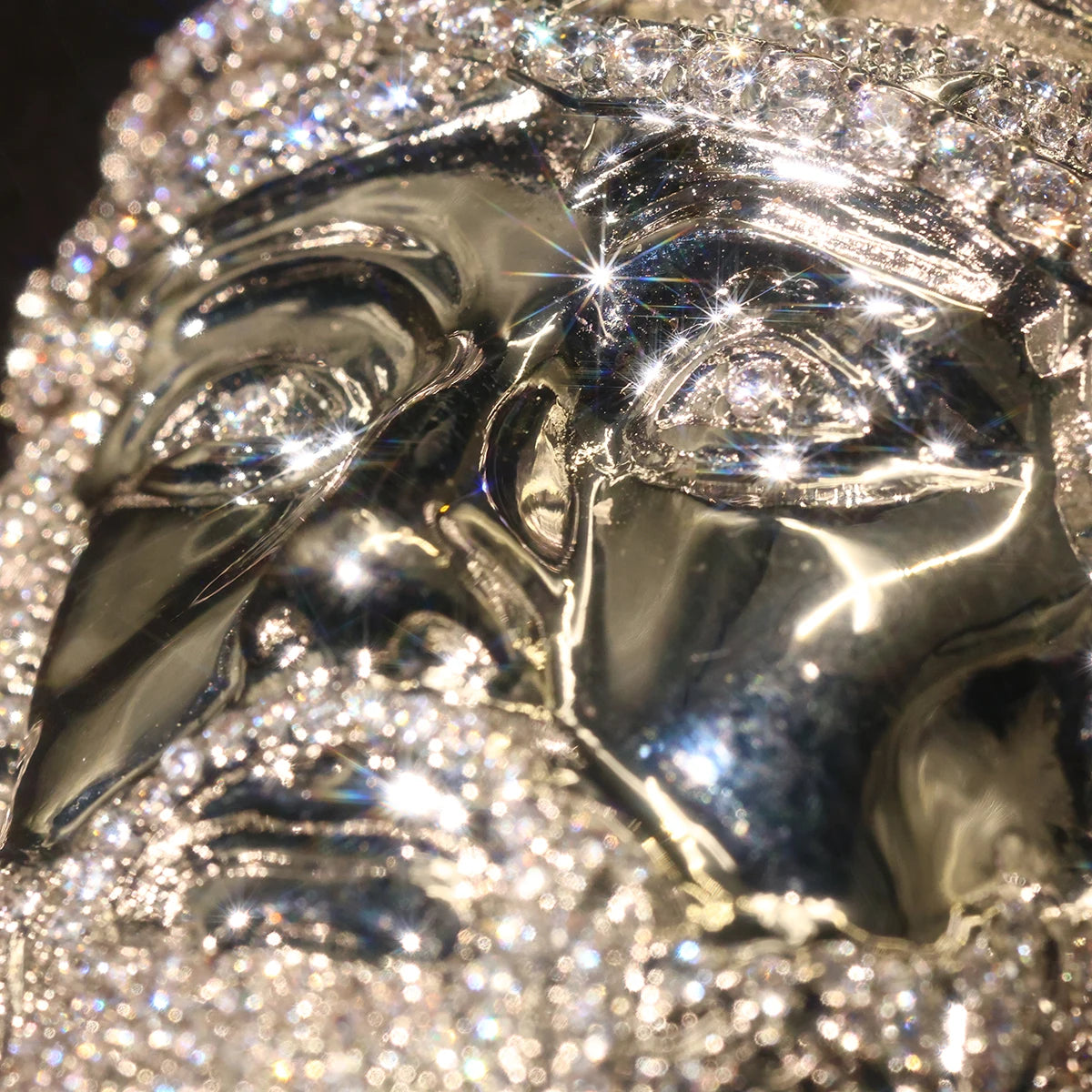 Iced Out Jesus Pendant Praying Hands Cubic Zirconia 18K Gold Plated Cuban Chain Hip Hop Mens Jewelry Shiny Diamond Street Rap Christian Nightclub Religious Bling Chest Statement Necklace Gift Urban Rapper Fine Jewelry Gifts f