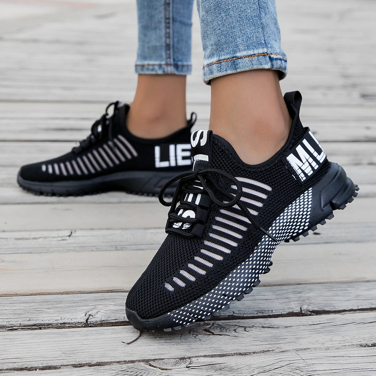Woman Shoes, Women Sneakers Casual Running Shoes, Fashion Sneakers, Soft Sole Shoes for Woman Daily Commute Sports Outdoor Training