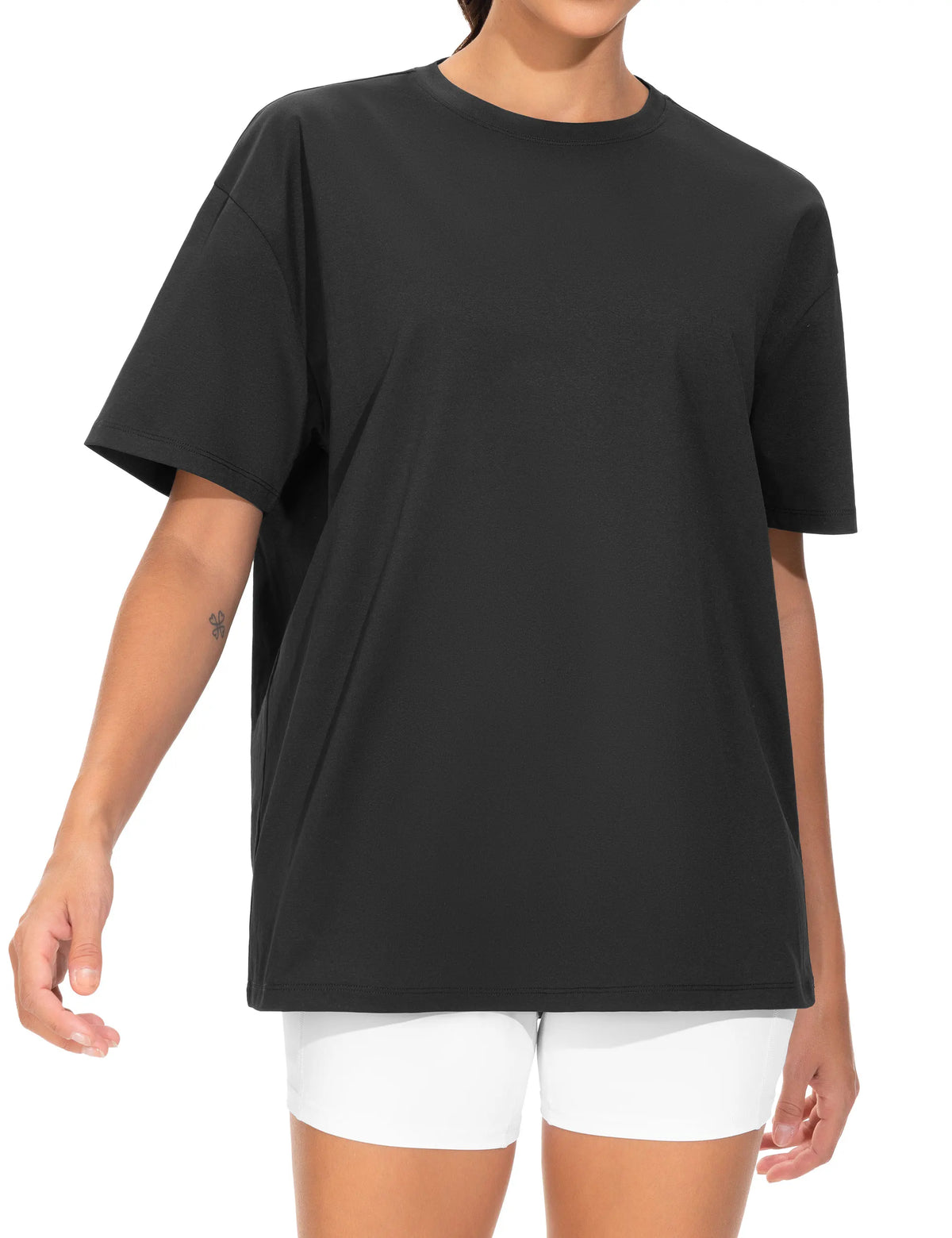 THE GYM PEOPLE Women's Oversized T Shirts Summer Casual Short Sleeve Tops Crewneck Loose Workout Basic Tees