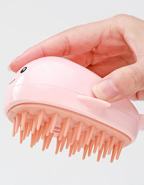 Load image into Gallery viewer, Hot Steam Technology Pet Brush 3-in-1 Pet Grooming Tool Whale Shape Steamy Cat Brush Multifunctional Dog Grooming Tool for Hair
