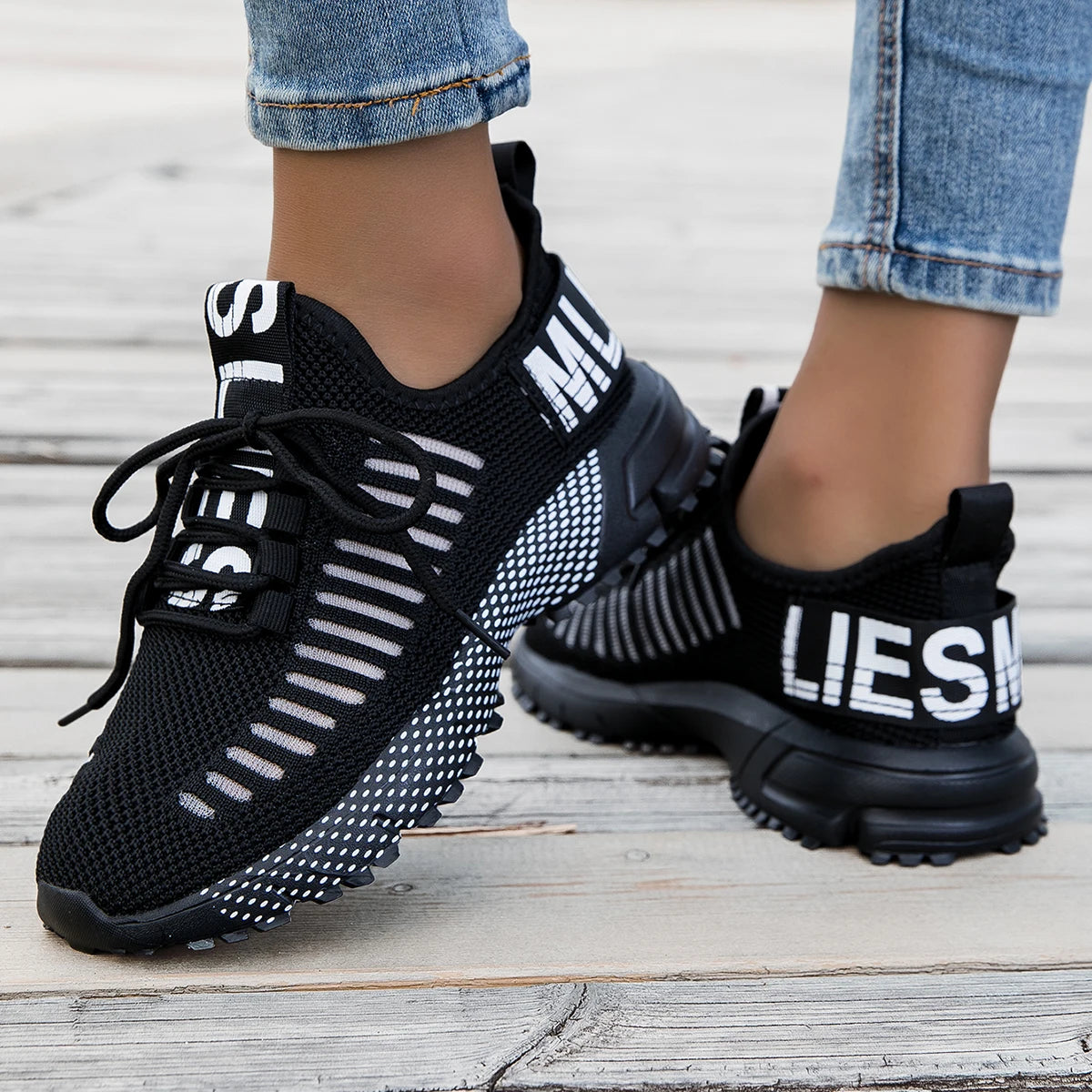 Woman Shoes, Women Sneakers Casual Running Shoes, Fashion Sneakers, Soft Sole Shoes for Woman Daily Commute Sports Outdoor Training
