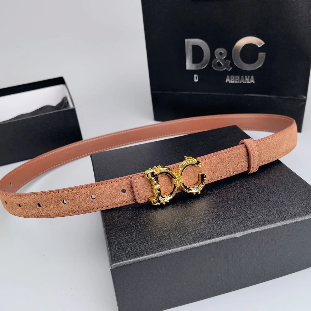 Women's Genuine Leather Belt, 2026 Summer New Style Women's Belt, Italian High-end Brand Women's Belt, Fashionable and Versatile Letter Design, Decorative Denim Belt, Versatile Casual and Business Belt. Suitable for Pairing w