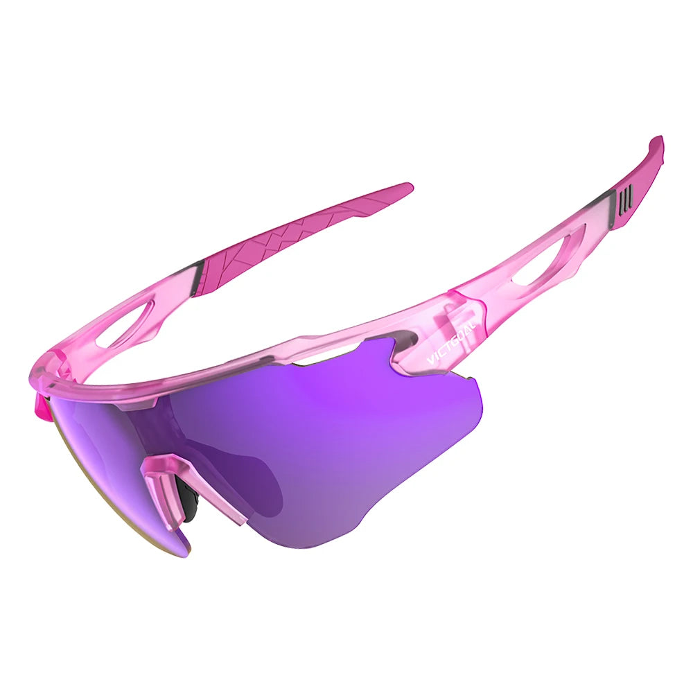 VICTGOAL Outdoor Sports Polarized Sunglasses for Men Women UV400 Protection Mountain Bike Glasses Running Climbing Cycling Polarized Glasses