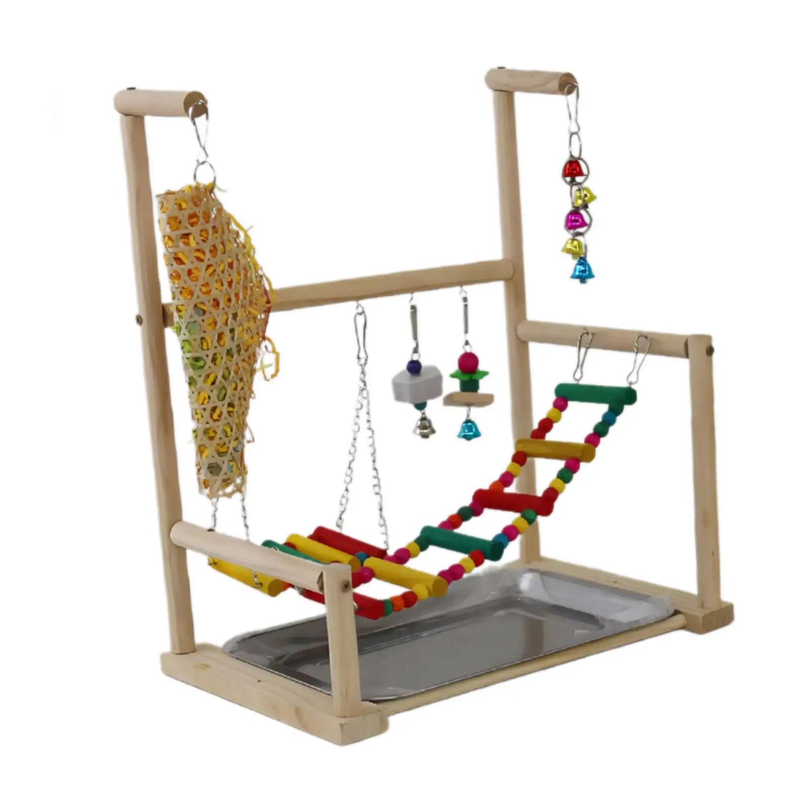 Bird Playground Ladder Bird Activity for Finch Budgie Hummingbird Parakeet