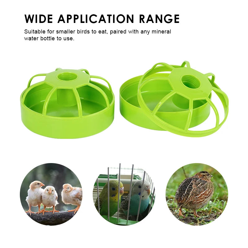 Bird Feeder Automatic Watering Dual Purpose Eight Grid Large Capacity Convenient Chicken Bird Parrot Feeding Box Pet Supplies