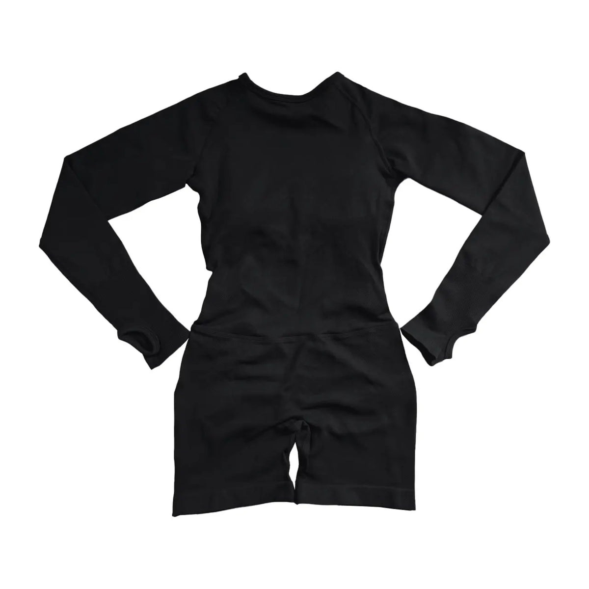 NCLAGEN Active Long Sleeve One Piece Women Seamless Yoga Fitness Workout Short Jumpsuit Backless Set Gym Sportswear Playsuit