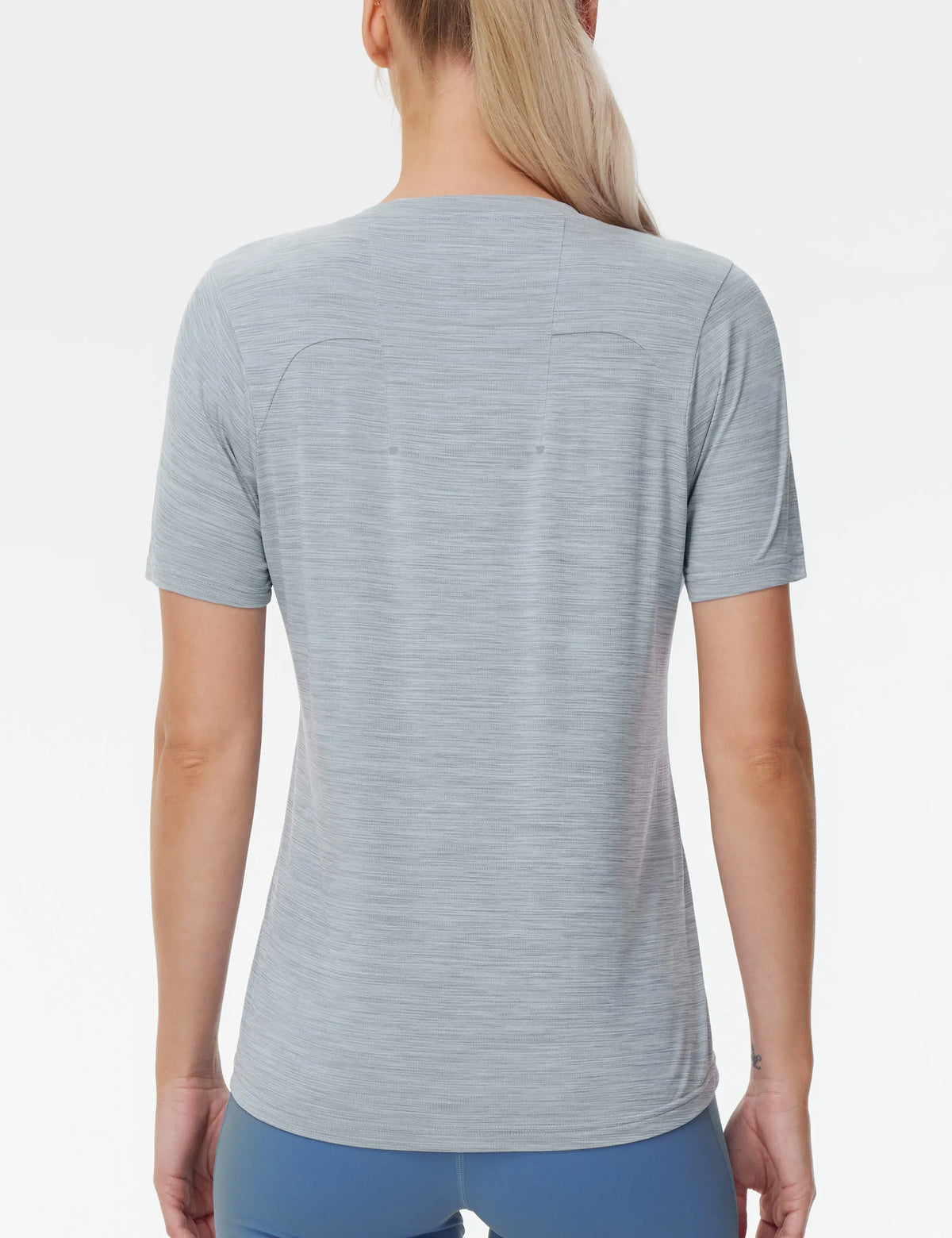 THE GYM PEOPLE Womens Short Sleeve Workout T-Shirts Stretchy Lightweight Crewneck Athletic Running Lounge Tee Tops