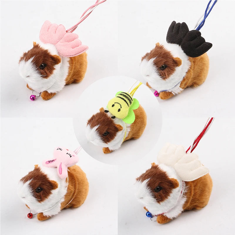 Small Pet Colorful Wings Traction Adjustable Rope Cute  Soft Harness Hamster Dutch Pig Guinea Pig Totoro Lizard Accessories