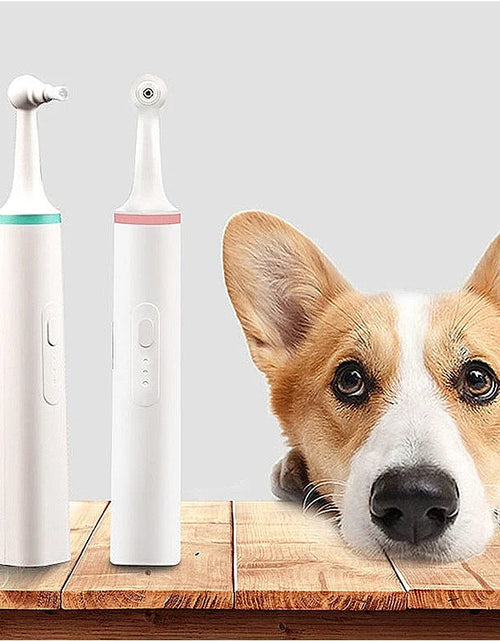 Load image into Gallery viewer, Dog Tartar Cleaner Rechargeable Pet Electric Toothbrush Professional Teeth Polisher Cat Grooming Tools Oral Hygiene Device
