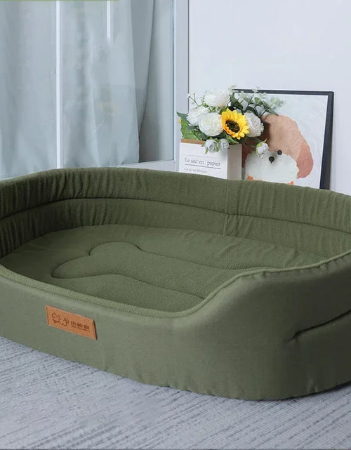 Load image into Gallery viewer, Dog Pet Beds Oxford Square Dog Bed For Large Dogs Size Dog Sofa Beds Waterproof Anti-Mite Inner Pad Washable Kennel Dog Gift
