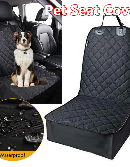 Load image into Gallery viewer, Dog Car Front Seat Cover Waterproof Non-Slip Pet Cat Dog Carrier Mat Folding Cushion Protector Seat Cover for Cars Trucks SUV
