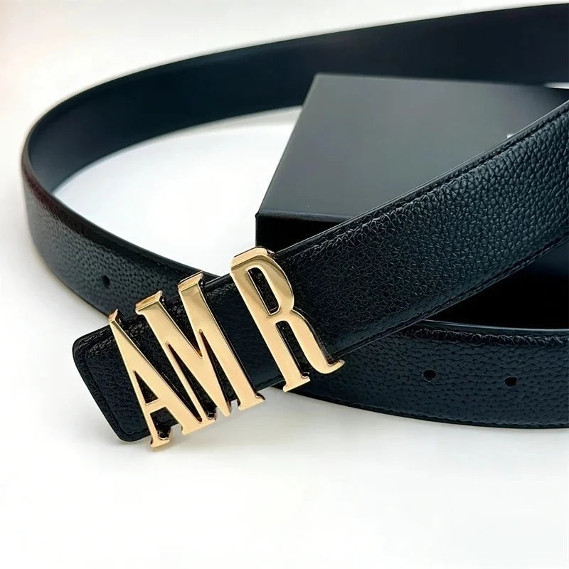 Men's Genuine Leather Belt, A Stylish and Luxurious Brand American Men's Belt, Suitable for Both Business Suits and Fashionable Jeans, and Can Also Be Used As A Leather Belt for Casual Pants. The Style Is Unique and Fashionab
