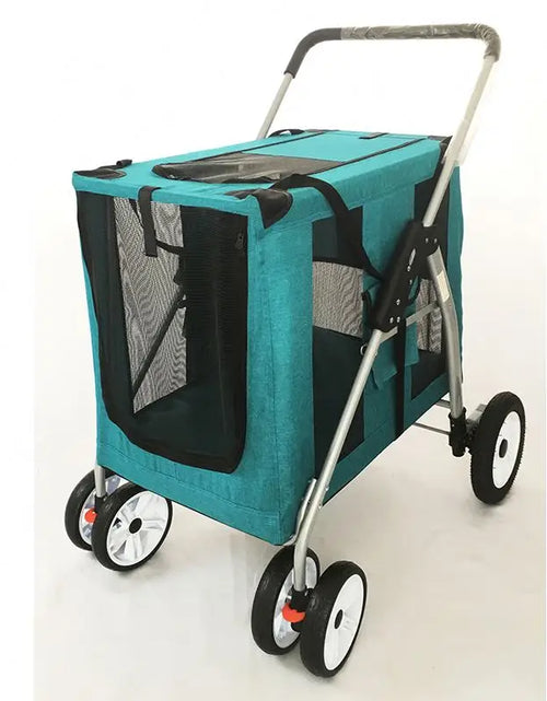 Load image into Gallery viewer, Big Dog Carrier Pet Stroller Dog Transport Outdoor Doggy Travel
