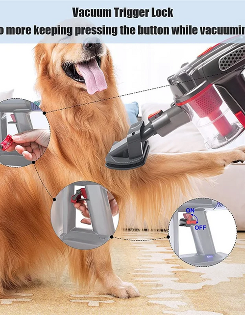 Load image into Gallery viewer, Groom Tool Dog Pet Brush Vacuum Attachment for Dyson V10 V11 V12 V15 V8 V7 with Quick Release Converter Adapter
