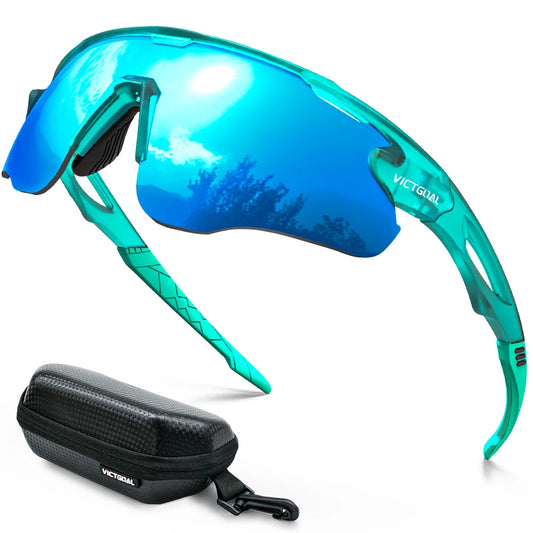 VICTGOAL Outdoor Sports Polarized Sunglasses for Men Women UV400 Protection Mountain Bike Glasses Running Climbing Cycling Polarized Glasses
