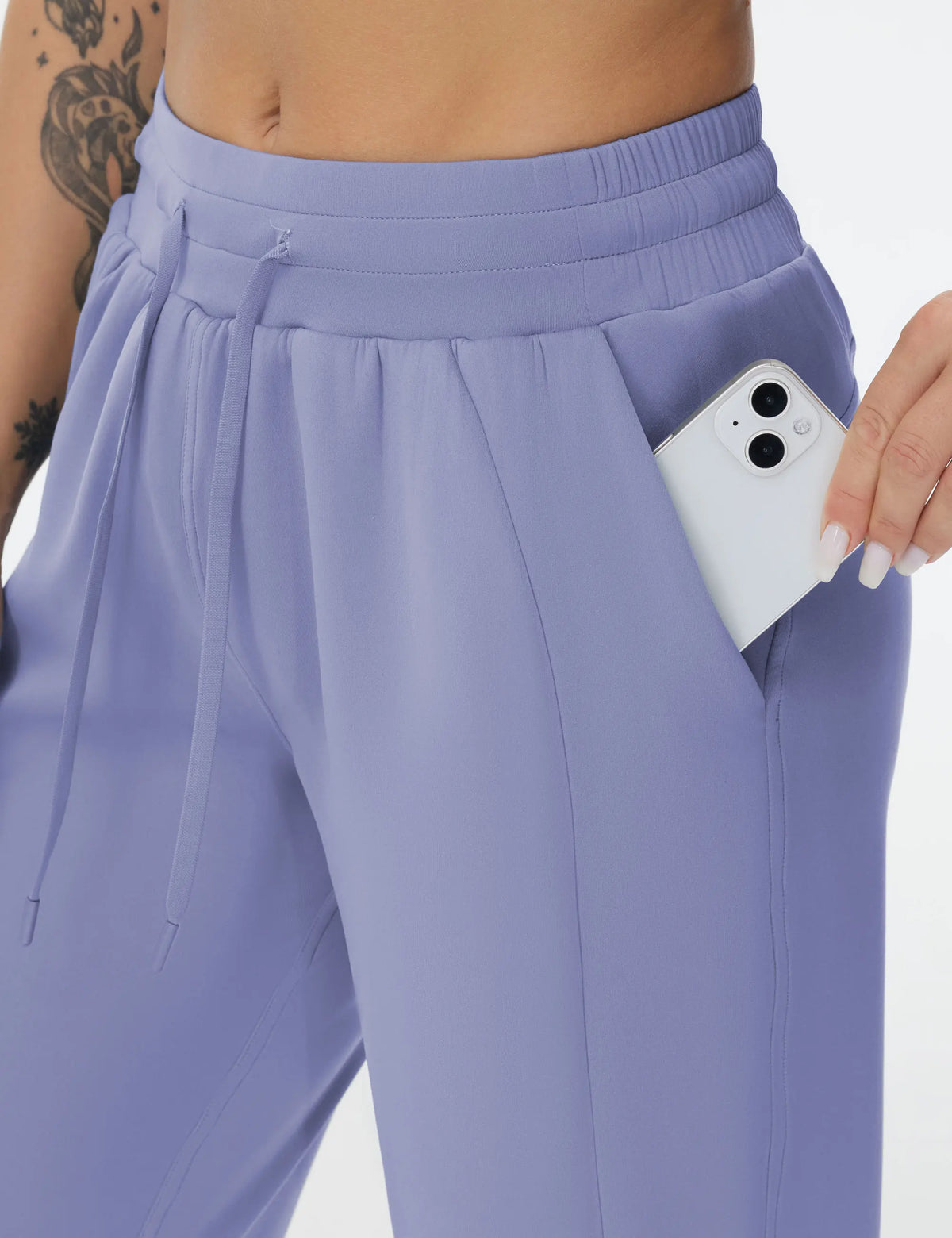 THE GYM PEOPLE Women's Workout Joggers Leggings Drawstring Running Lounge Sweatpants Tapered Pants with Pockets